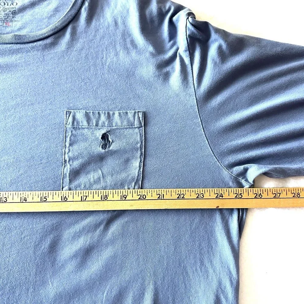 Polo Ralph Lauren Men‎ XL Blue Classic Fit Long Sleeve Navy Pony